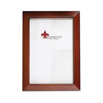 Lawrence Frames Walnut Wood 4x6 Picture Frame - Estero Collection 725246