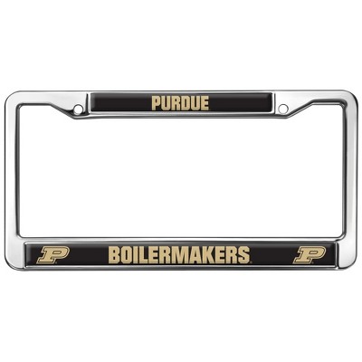 Purdue University Boilermakers Logo Full Size Standard License Plate Metal Frame