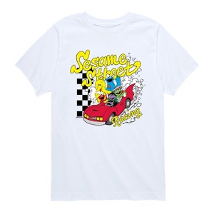 Boys' - Sesame Street - SS Racing Short Sleeve Graphic T-Shirt - 1 of 4