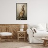 Stupell Industries Dark Rabbit Portrait Black Framed Giclee Art - 2 of 4