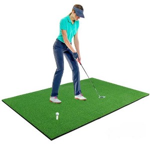 BestParts 3.8'x5' Artificial Turf Golf Hitting Mat for Indoor & Outdoor Swing Practice - 1 of 4
