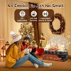 ZAFRO Electric Fireplace Log Heater 750W/1500W, 20" Electric Fireplace Insert Log Set, Adjustable FlameBrightness&Speed,8H Timer - 4 of 4