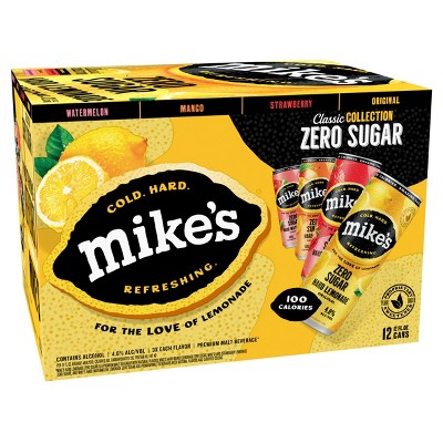 Mike's Hard Lemonade Zero Sugar Variety Pack - 12pk/12 fl oz Cans