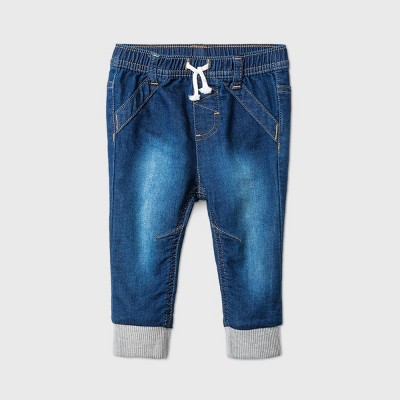 baby boy denim joggers