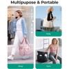 Women Foldable Tote Bag with Drawstring Storage Bag, Large Tote Bag Shoulder Bag - 2 of 4