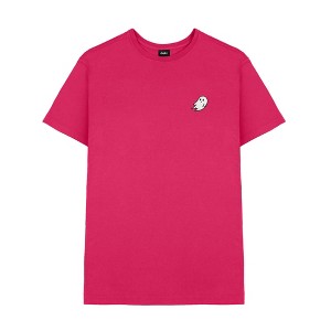 Dalix Ghost Embroidered Soft Cotton Short Sleeve T Shirt Mens - 1 of 4
