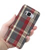 Reiko Samsung Galaxy S8 Edge/ S8 Plus Checked Fabric Case in Red - 3 of 4