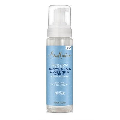SheaMoisture Manuka Honey & Yogurt Smooth & Hold Multi-Styling Hair Mousse - 7.5 fl oz