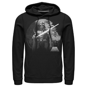 Men's Star Wars: A New Hope Darth Vader Lightsaber Pull Over Hoodie - 1 of 4