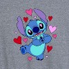 Women's - Lilo and Stitch - Heart Eyes Graphic Racerback Tank - 2 of 4
