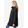 Woman Within Plus Size Fleece Swing Funnel-Neck Coat - 4 of 4