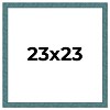 PosterPalooza | Square Simple Blue Picture Frame - UV Acrylic, Foam Board Backing, Hanging Hardware - 2 of 4