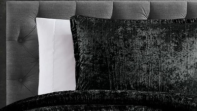 White Twin Velvet 2-Piece Comforter Set