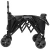 CAVINAS Expandable Dual-Layer Utility Wagon Cart, Lightweight Folding Wagon with 100% Extra Space, Shopping Cart for Camping, Sports - 4 of 4