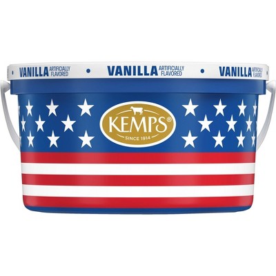 Kemps Vanilla Reduced Fat Ice Cream - 128oz