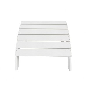 WestinTrends Outdoor Patio All-weather Modern Folding Ottoman - 1 of 3