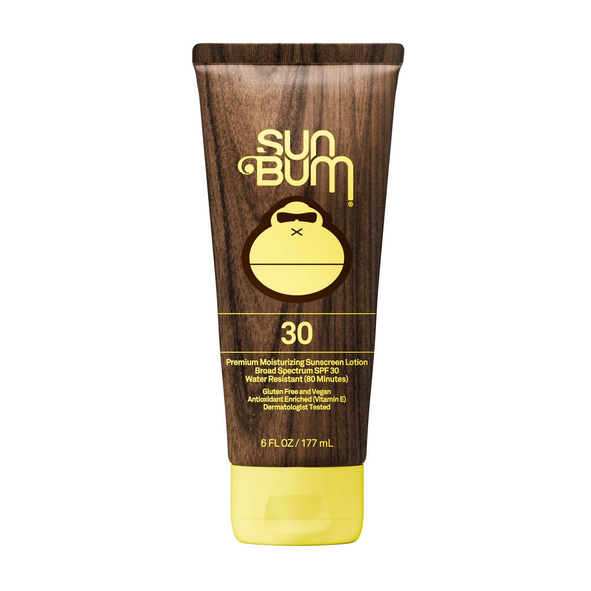 Sun Bum Original Sunscreen Lotion - SPF 30 - 6 fl oz: Paraben-Free, Gluten-Free, Vegan, Whole Body Application