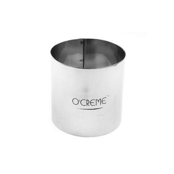 O'Creme Cake Ring, Stainless Steel, Round, 3" Dia x 2-3/4" High
