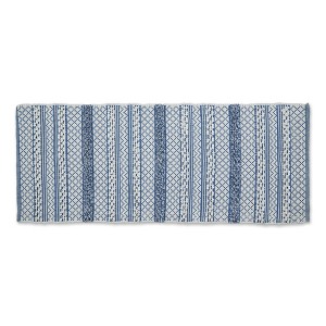 Design Imports Handloomed Slub Stripe - Stonewash Blue & White - 2 Ft 3 In X 6 Ft - 1 of 4