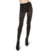 Memoi Exquisite Glam Baroque Opaque Tights - image 2 of 4