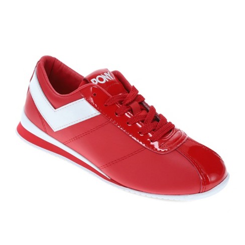 PONY Womens KO-Low Patent Genuine Leather Premium Lace Up Athletic Sneaker Shoe - image 1 of 4