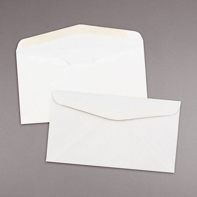 JAM Paper 50pk 3 5/8&#34;x6 1/2&#34; Business Envelopes White, 4 of 5