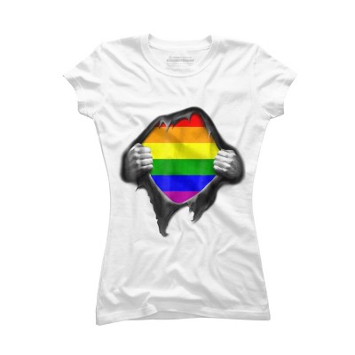 Adult Design By Humans Pride Shirt Rip Open Shirt By Luckyst T-Shirt