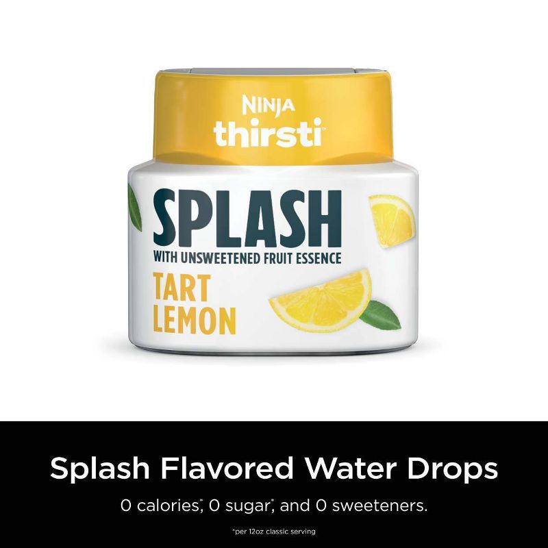 Ninja Thirsti SPLASH Unsweetened Tart Lemon Flavored Water Drops/3pk WCFLEMNAM, 3 of 9