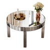 31.5" Starburst Fluted Round Mirror Coffee Table - 3 of 4