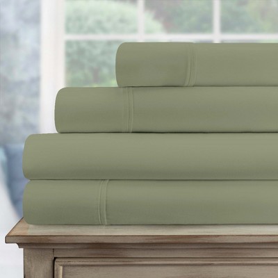 Luxury Sustainable Cotton 700 Thread Count Solid Sheet Set by Blue Nile Mills