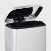 12L Round Step Trash Can Silver - Brightroom™