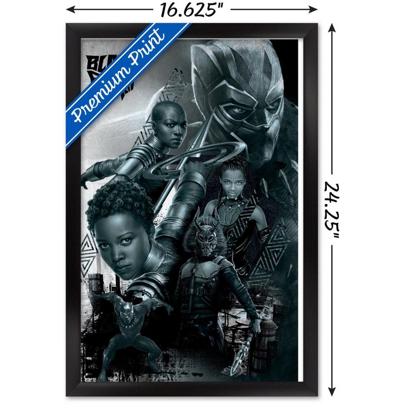 Trends International Marvel Cinematic Universe - Black Panther - Group Framed Wall Poster Prints, 3 of 7