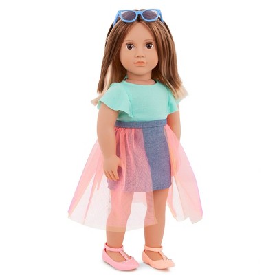 Our Generation Jacinta 18 Fashion Doll with Pink Skirt & Sweater