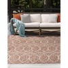 Unique Loom Outdoor Trellis Gitter Trellis Woven Area Rug - 4 of 4