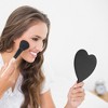 Unique Bargains Heart-shaped Handheld Mirror 1 Pc - 3 of 4