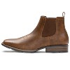IUV Cowboy Boots For Men Ankle Boots Chelsea Men Black/Brown - 3 of 4