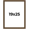 PosterPalooza | Sculpted Gold Picture Frame - UV Acrylic, Foam Board Backing, Hanging Hardware - 2 of 4