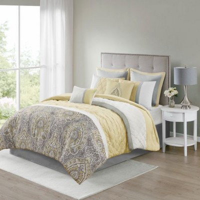 Sapphtopaz Queen 8 Piece Comforter Set, Queen Quilt with Bed Sheets Seafoam for Women, Men, Kids & Teens, Queen Quilt Bedding Set