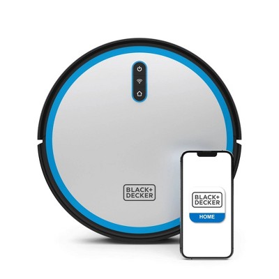 BLACK+DECKER Roboseries Robot Vacuum Cleaner with Mapping Technology, Wi-Fi/App Control, and Pet Hair Suction