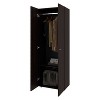 CAVINAS 2-Door Tall Wardrobe Cabinet,Armoire Closet with Full-Length Hanging Rod,Closet Wardrobe for Bedroom,Dressing Room,Apartment - 4 of 4