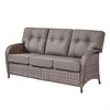 Gymojoy Outdoor Patio Couch PE Wicker 3-Seat Rattan Sofa - 3 of 4