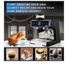 Cyetus All in One Espresso Machine for Home Barista with Coffee Grinder and Milk Steam Wand for Espresso, Cappuccino, and Latte - image 4 of 4