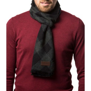 Mio Marino | Men's Cashmere Feel, 100% Cotton Fashion Winter Scarf - 1 of 4