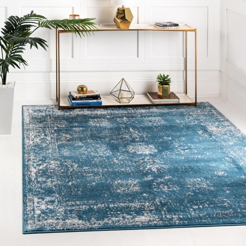 The Sofia Rugs 2x3 Rug, Small Area Rug 2 x 3 Blue Indoor Abstract Area Rug  in the Rugs department at