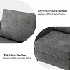 Set of 2 Deionides Tufted Wooden Upholstered Comfy Club Chair For Bedroom And Living Room With Wood Legs| ART OF LIVING DESIGNS - 4 of 4
