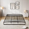 10 Inch Heavy Duty Metal Mattress Foundation with Steel Slats, No Box Spring Required, Squeak-Free, Black - 2 of 4