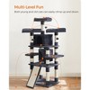 67"H Cat Tree Cat Tower for Indoor Cats, Plush Multi-Level Cat Condo with Scratching Posts - 3 of 4