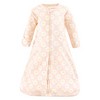 Hudson Baby Infant Girl Cotton Long-Sleeve Wearable Sleeping Bag, Sack, Blanket, Lemon Daisy Long Sleeve - 4 of 4