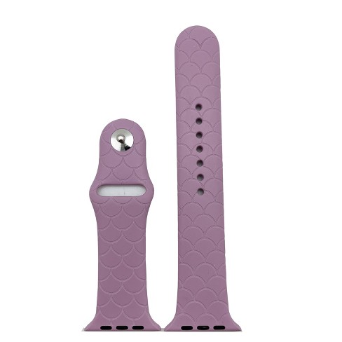 Olivia Pratt Lavender Solid Silicone Apple Watch Band 38mm : Target