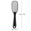 Unique Bargains Stainless Steel Removes Dead Skin Pedicure Scrubber Foot File Black 1 Pc - 3 of 4